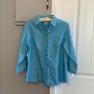 Chico’s, Non-Iron, Button-Down, Chico’s Size 1 (8)